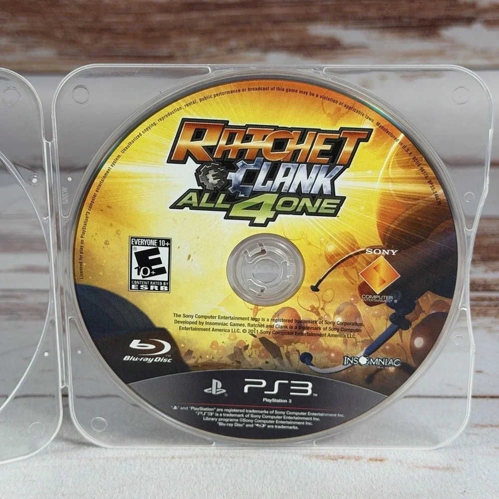Ratchet & Clank: All 4 One (Sony PlayStation 3, 2011) Disc Only Used